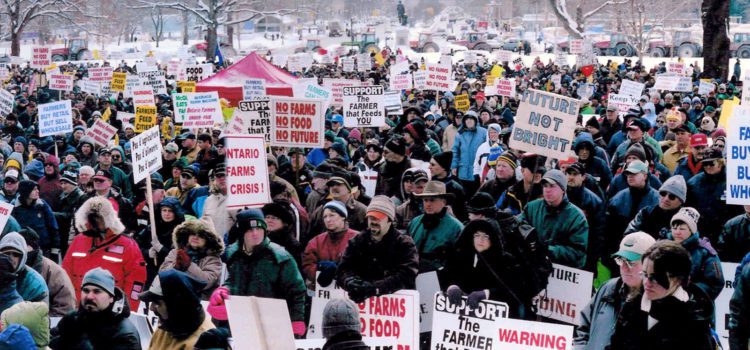 Nearly 400 Farmers Travelled From Lambton to Support the ‘One Voice Rally’