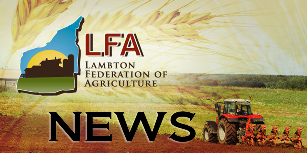 November 2012 President’s Report – Lambton Federation of Agriculture